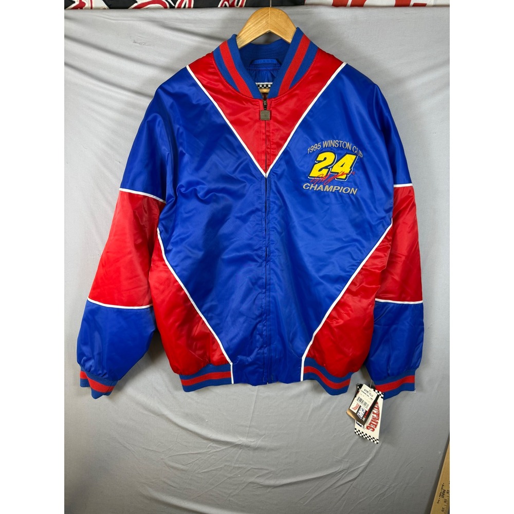 Vintage Jeff Gordon‎ 1995 Winston Cup NWT Nascar Racing Bomber Jacket Men's L